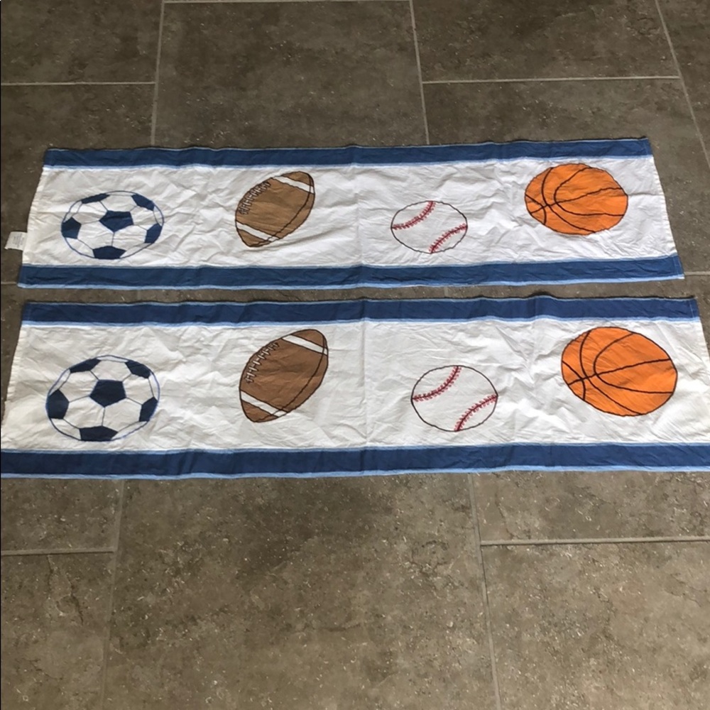 2 Pack Sports Window Valences